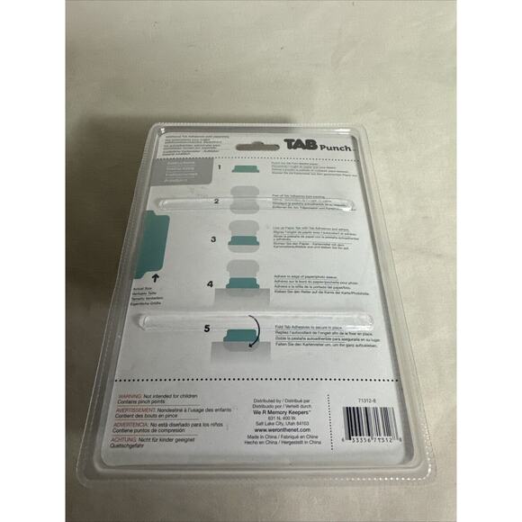 Tab Punch (File) by We R Memory Keepers | includes punch and six tab shaped - Picture 2 of 2